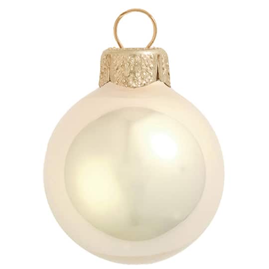 Whitehurst 12ct. 2.75&#x22; Pearl Glass Ball Ornaments